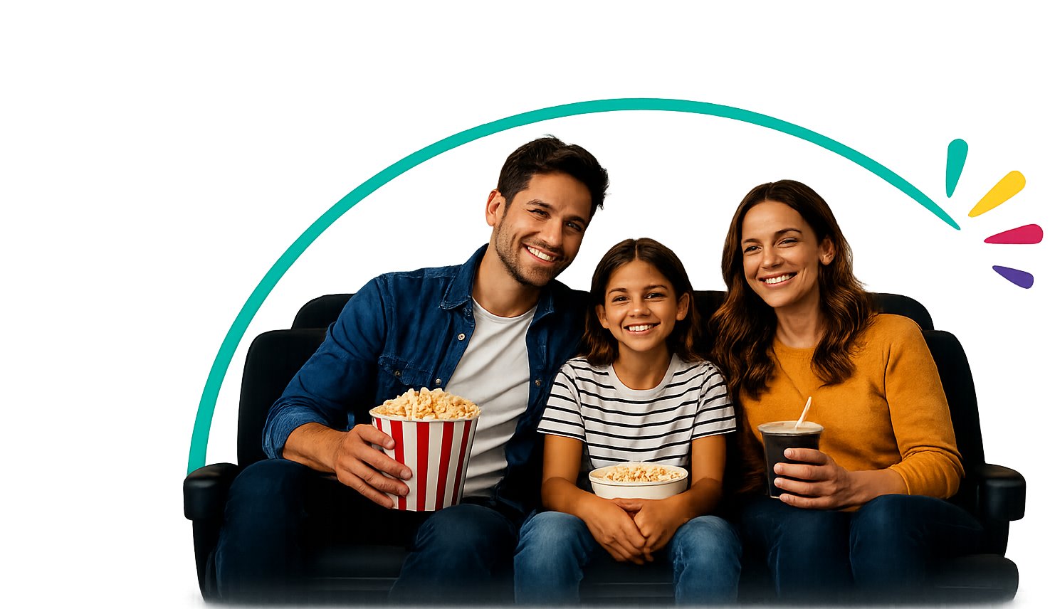 Familia disfrutando de Planazo Club
